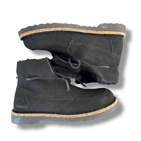 Birkenstock Bakki Black Suede Cabin Core Chukka Boots Women’s EU 36 US 5 - Picture 8 of 10